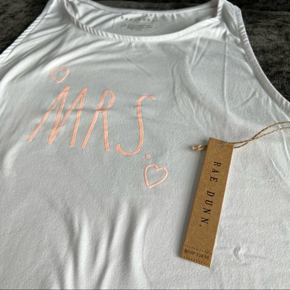 NWT Rae Dunn ‘Mrs.’ Pajama Short Set - Picture 5 of 10